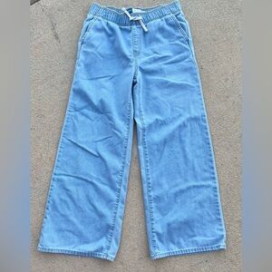 Old Navy Light Blue Drawstring Denim High Rise Baggy Pants Size XL